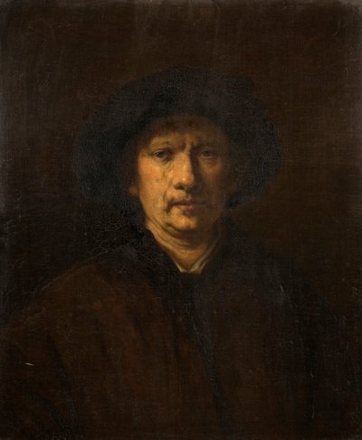 Copia di un autoritratto, XIX secolo da Rembrandt van Rijn